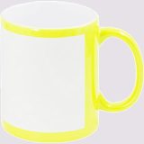 Carton Fluorescent Yellow Mug - 1