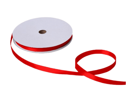 red satin ribbons for foil ribbon printer