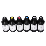 UV ink for Funsun A3 UV Flatbed printer - (CMYKW+Varnish) set - 1