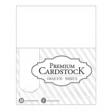 Versatile White Card Stock Paper 30 Sheets for Multiple Uses - 1