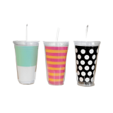 Large Plastic Cup with Changeable Paper - Perfect for Celebrations - 2